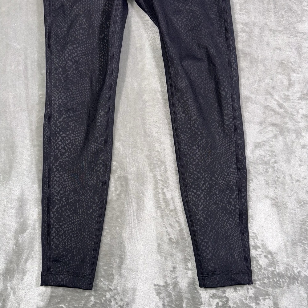 Athleta Leggings Womens XS Black Snake Print Gym Athletic - Picture 2 of 12